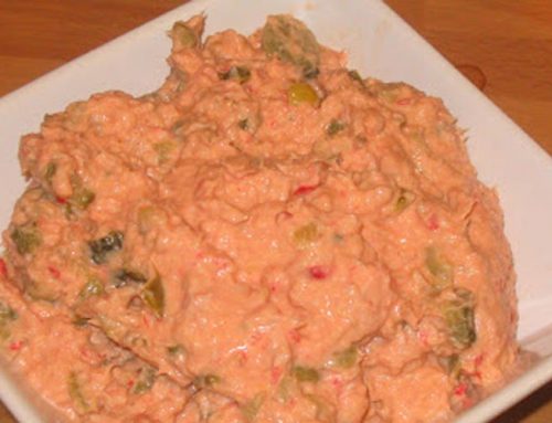 Receta de canapés de crema de atún con base de galletas de cañamones